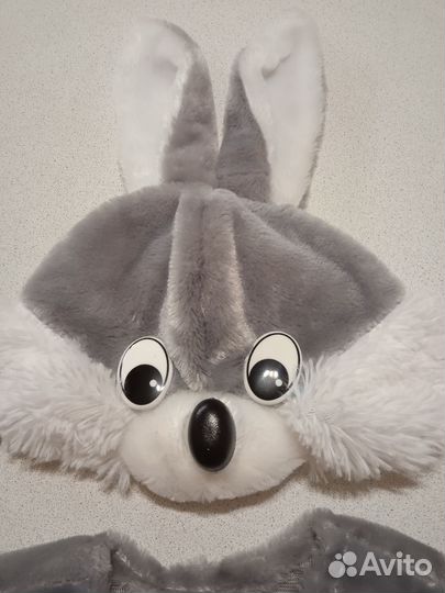 Зайчик - новогодний костюм, 98 размер