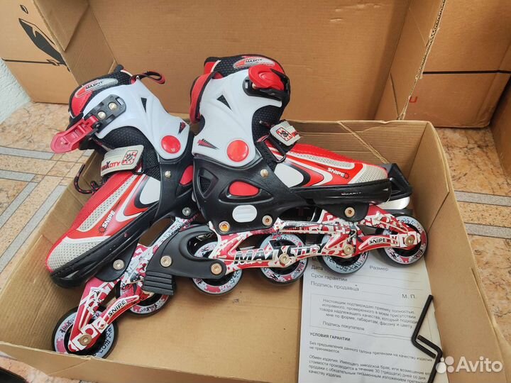 Роликовые коньки 2в1 детские р33-36