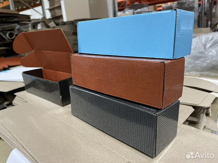 Картонные коробки 200х65х65 мм премиум в наличии