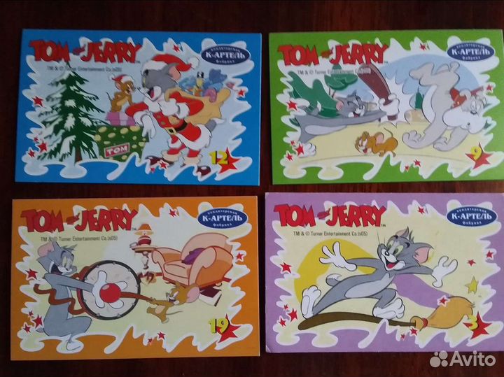 Карточки том и джерри