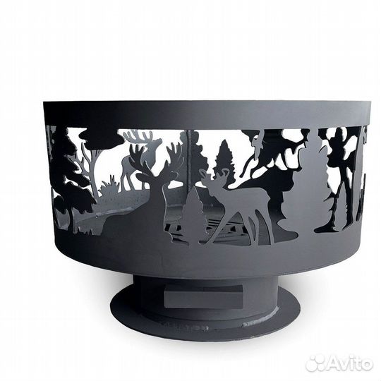 Чаша изображение леса 60см высота 250мм