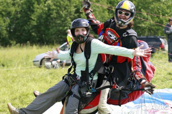 Полет на параплане/ паралете с инструктором