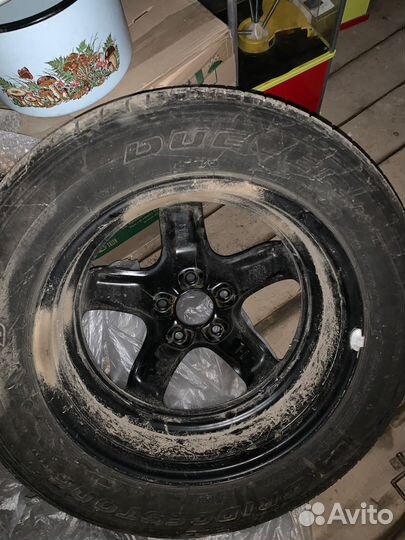 Колеса 215 60 17 лето Bridgestone dueler