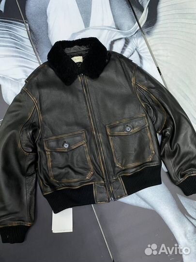 Бомбер THE ROW кожа эксклюзив