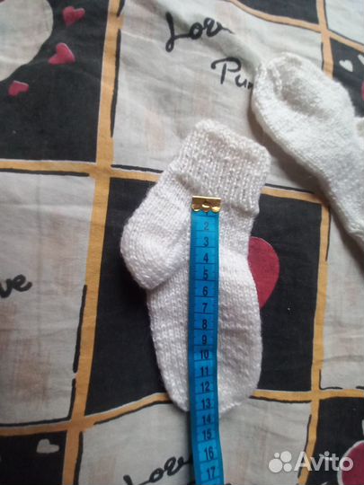 Носки шерстяные вязаные детские новые