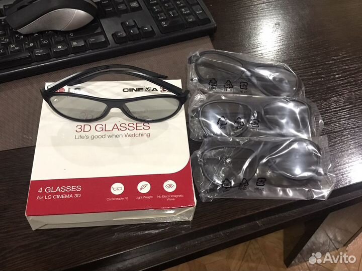 3D очки новые оригинал LG - cinema 3D glasses