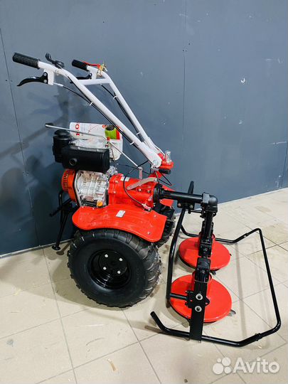 Мотоблок дизельный 9лс + косилка роторная
