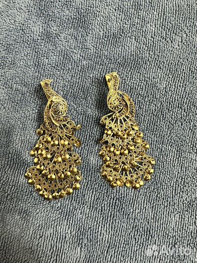 Золотые серьги