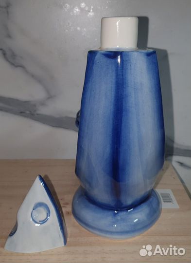 Штоф фарфоровый Мышь с сыром СССР