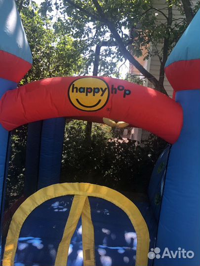 Батут с горкой Happy hop Замок