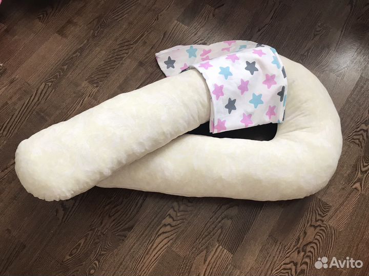 Подушка для беременных с наволочкой. Новая