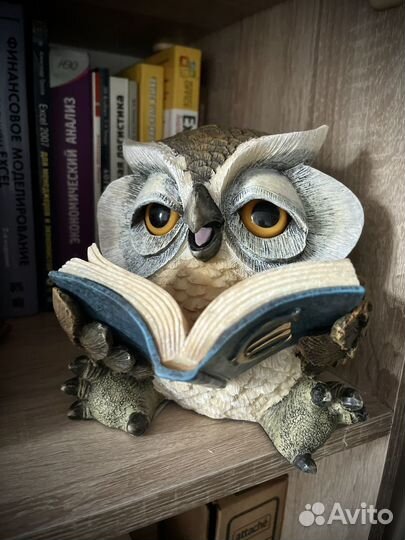Статуэтка сова копилка из полистоуна