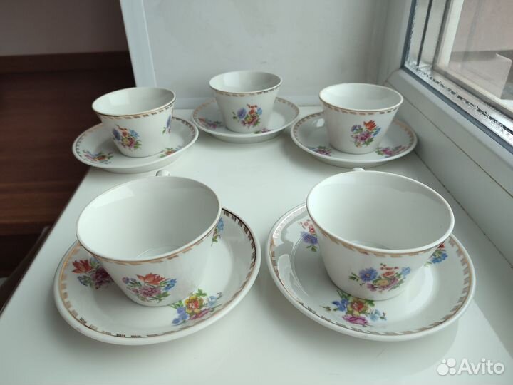 Чайные пары, Мейсенский цветок, 1969 г. СССР