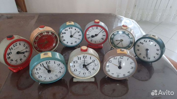 Будильники СССР Янтарь