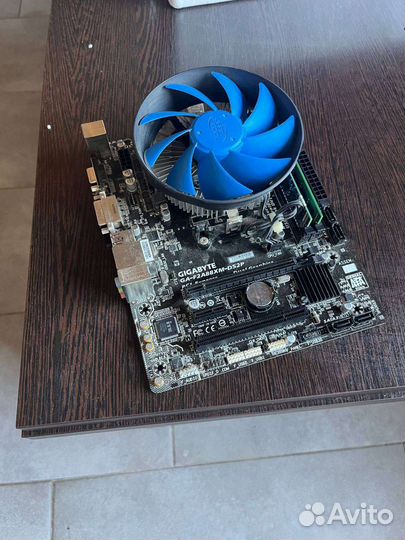 Комплект мать+проц+память+кулер