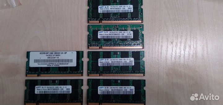 Память DDR2 для ноутбука