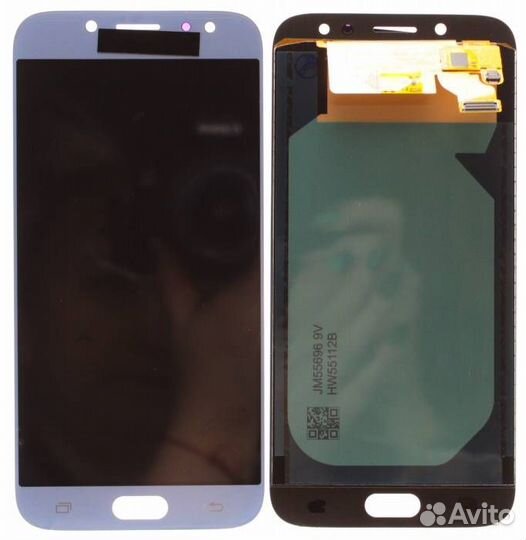 Дисплей для Samsung J7 (2017) (J730F) Голубой TFT
