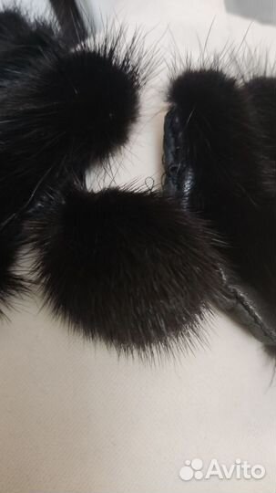 Повязка на голову норковая