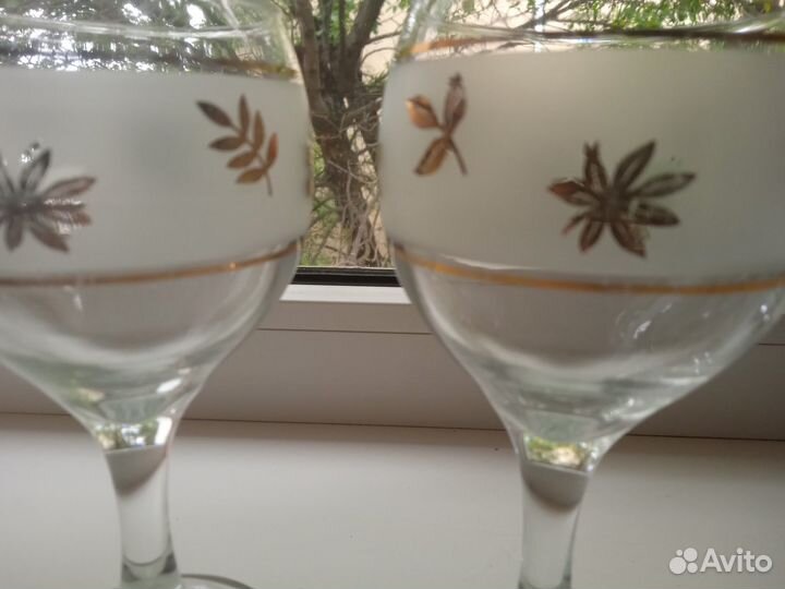 Рюмки фужеры СССР хрусталь