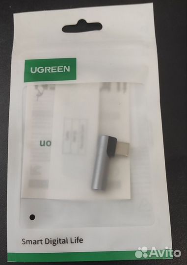 Ugreen адаптер для наушников USB type-c 3.5мм