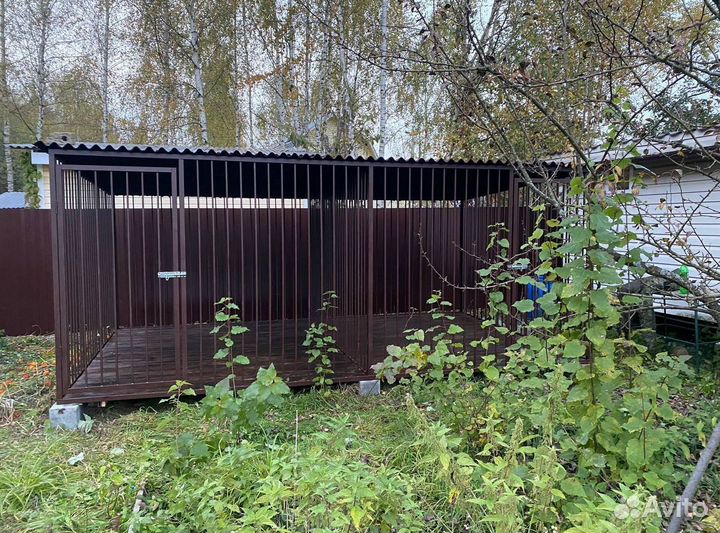 Вольер для собак опыт 6 лет