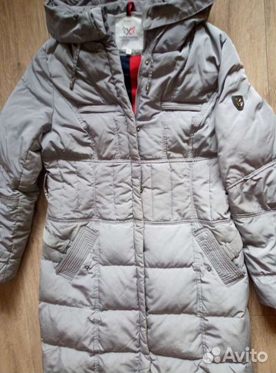 Пуховик женский длинный