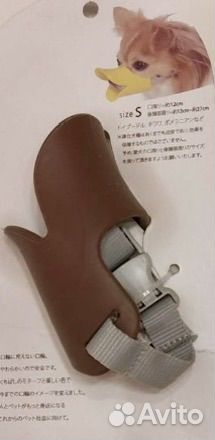 Намордник мягкий силиконовый (уточка)