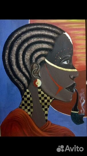 Картина холст акрил