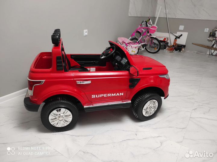Детский электромобиль двухместный бу