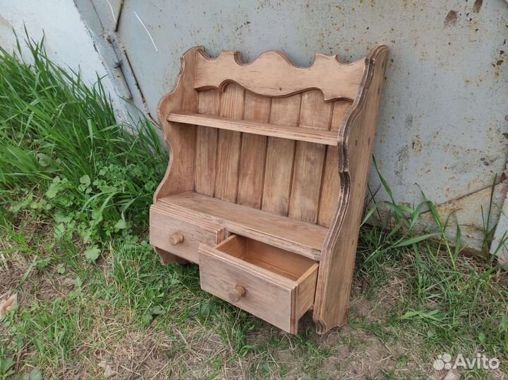 Полка с ящиками, настенная