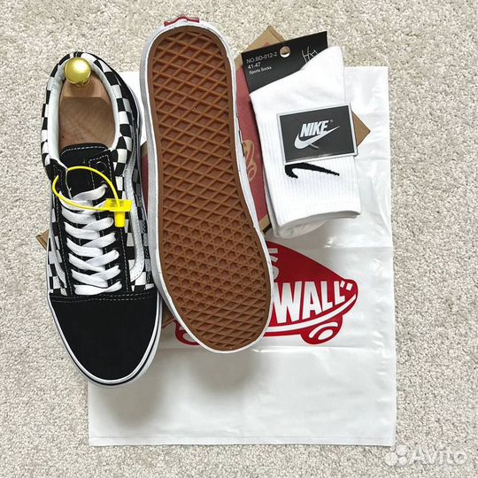 Кеды Vans Old Skool black/white 41, 42, 43, 44, 45