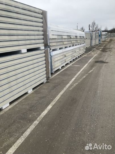 Сэндвич-панели с наполнителем Минвата или Пенополи