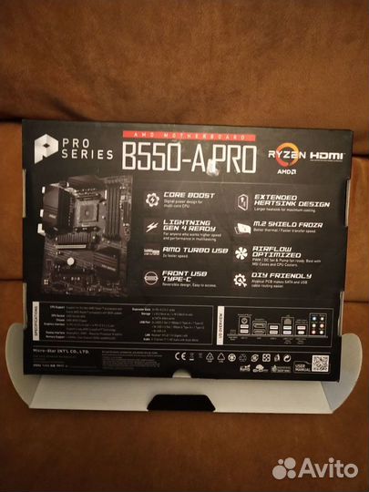 Материнская плата msi b550 a pro