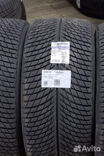 285/35R22 шины зима Michelin PA5 на Audi Q7