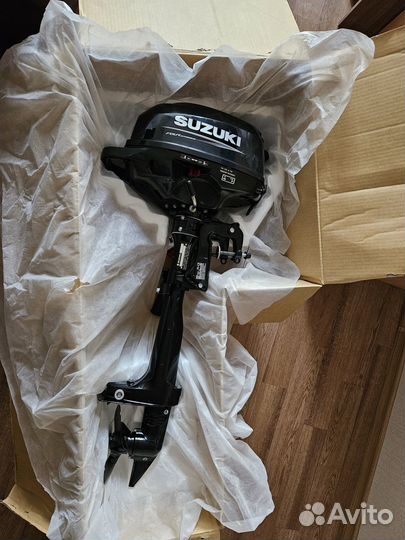 Лодочный мотор Suzuki DF 2.5 не обкатанный