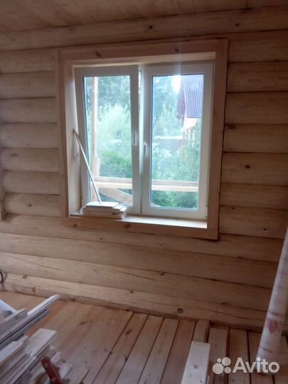 Шлифовка сруба.Конопатка.Теплый шов