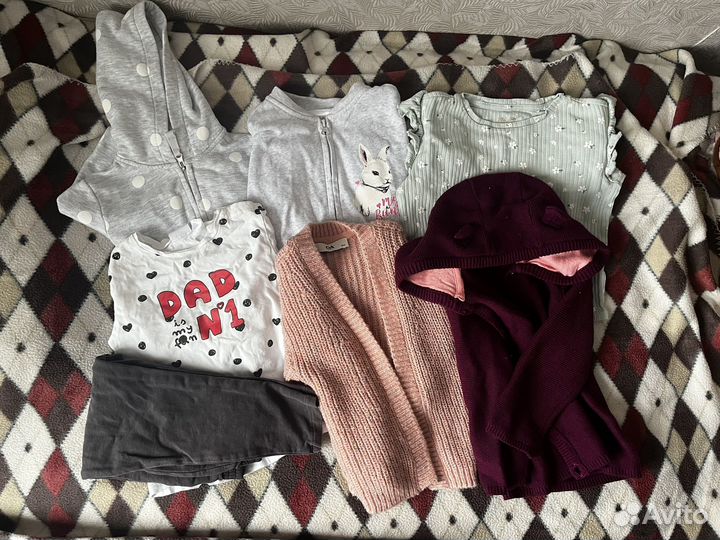 Пакет вещей на девочку 98 104