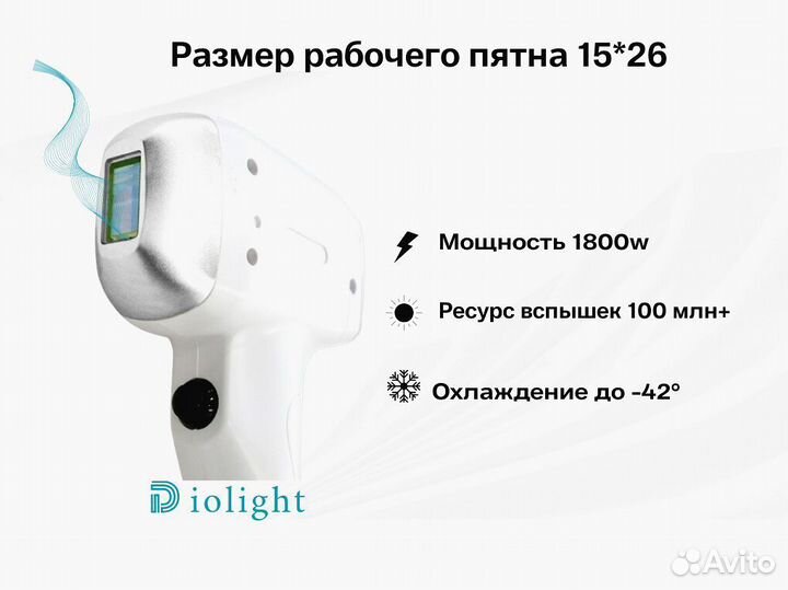 Диодный лазер diolight Ultra'One 1800, рассрочка