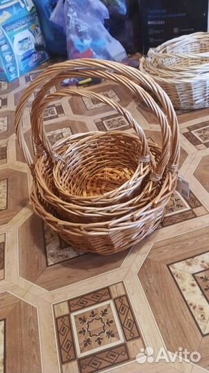 Корзина плетеная