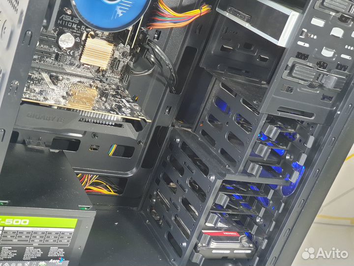 Игровой пк Core i5 7400, DDR4 16Gb, GTX 1050 Ti 4G