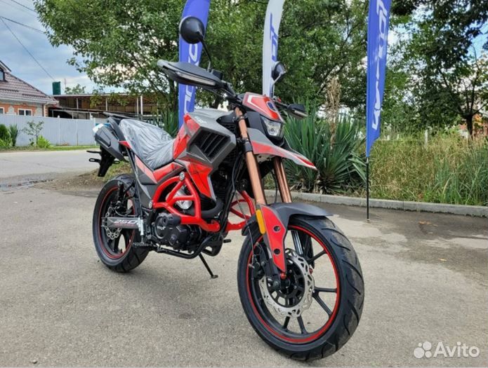 Мотоцикл турэндуро rockot hound 250 LUX (красный