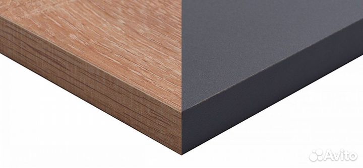 Шкаф Сплит 40 Крафт табачный, Серый графит