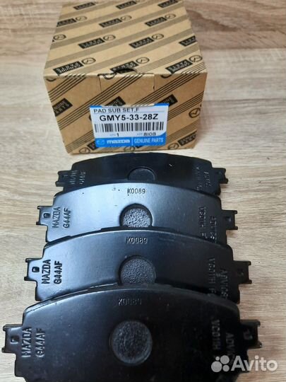 Колодки тормозные передние