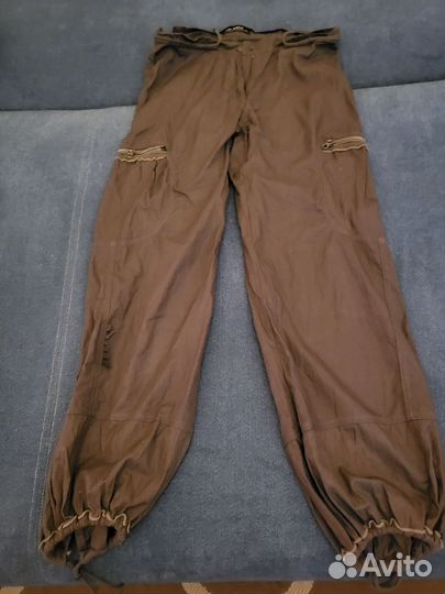 Винтажные брюки карго женские Франция