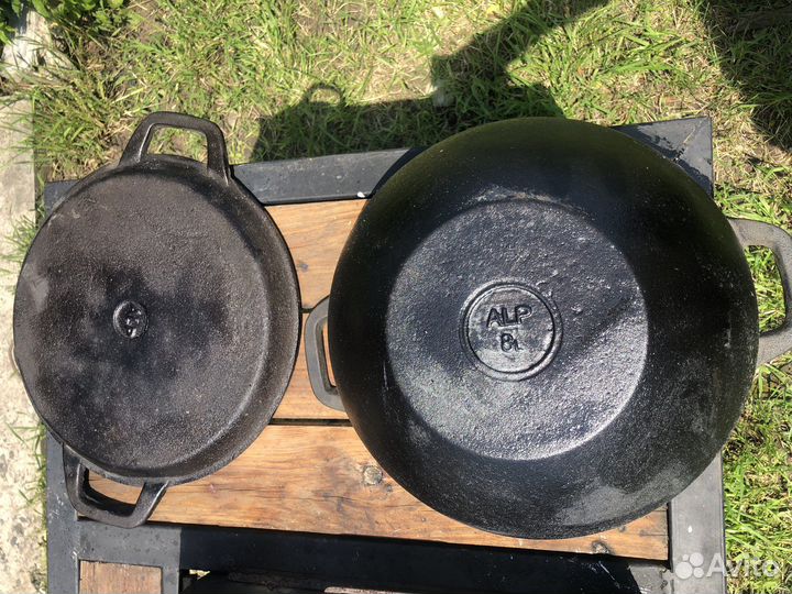 Казан вок чугунный