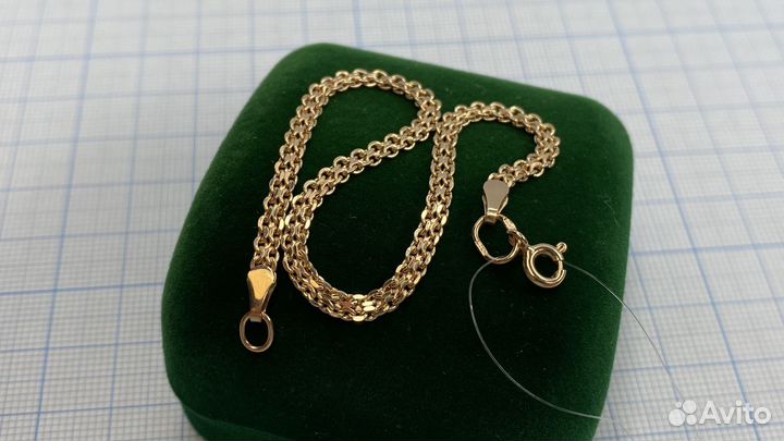 Золотой браслет 17 см