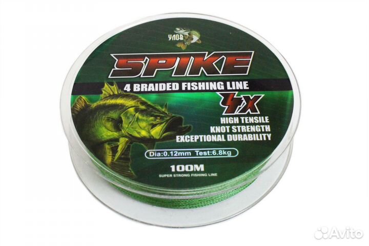 Плетенка Spike, 0,10 мм, L-100 м