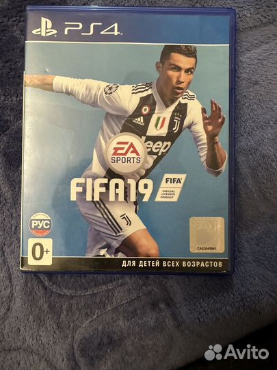 Диски на playstation 4 Fifa 19