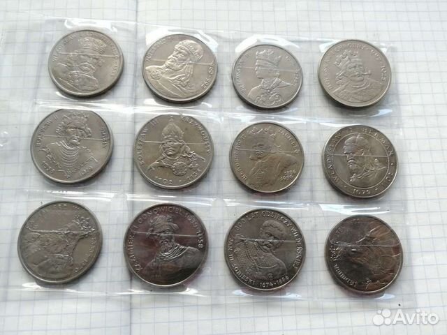 Набор Польша Короли 12 штук