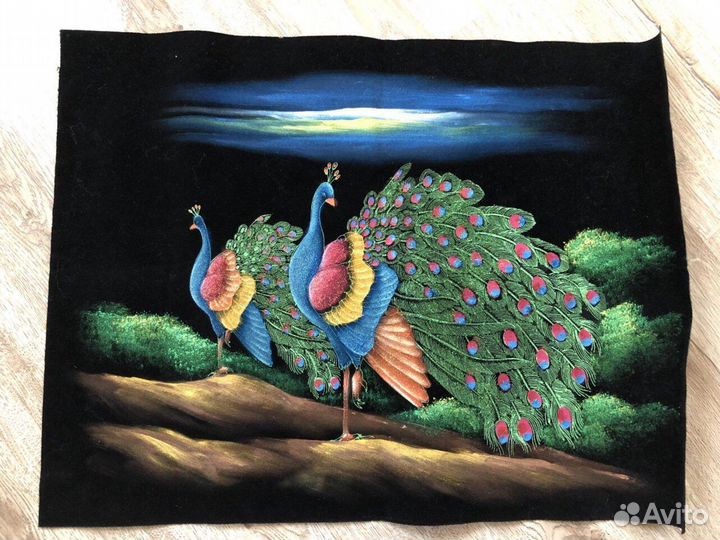 Интерьерная картина «Пара павлинов»